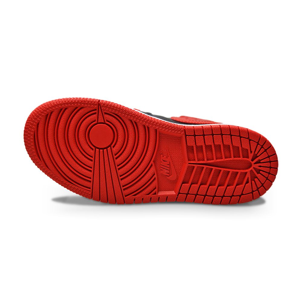 Kids Nike Jordan 1 Mid (PS) - DQ8424 060 - Black Fire Red White