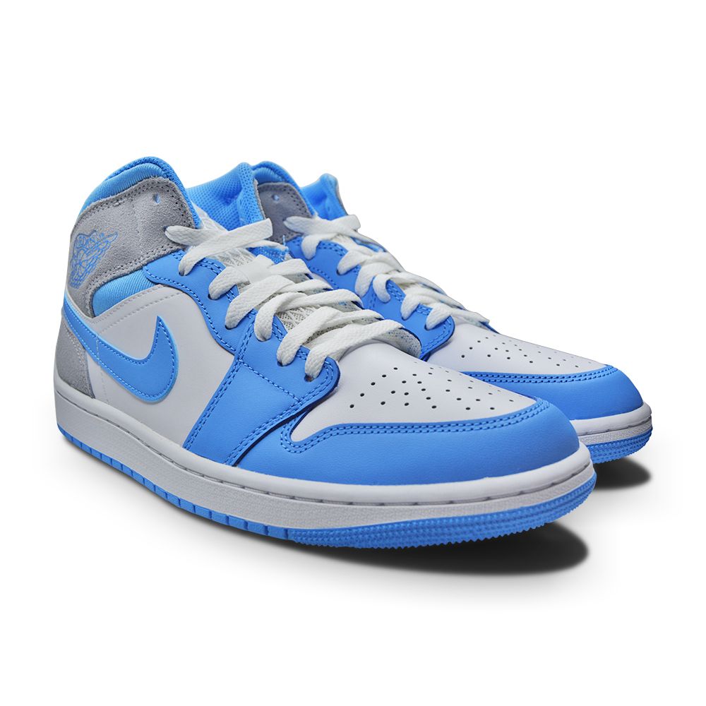 Mens Nike Air Jordan 1 Mid SE - DX9276 100  - White University Blue