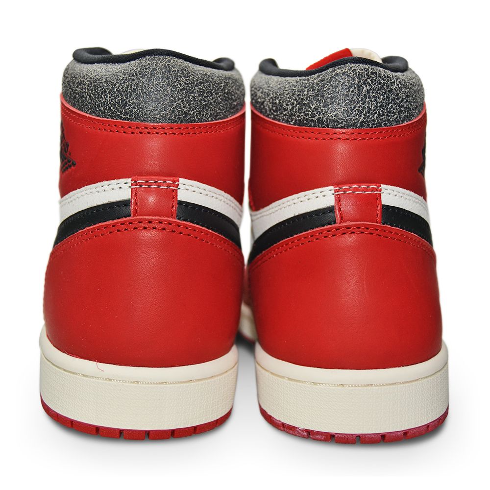 Mens Nike Air Jordan Retro High OG Red Black Sail Muslin