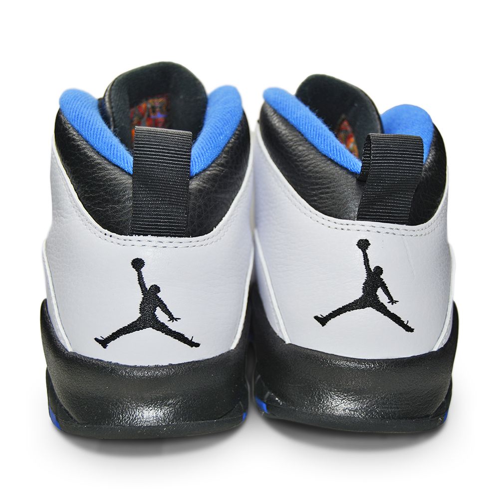 Mens Nike Air Jordan 10 Retro "Orlando" - 310805 108 - White Black Royal Blue