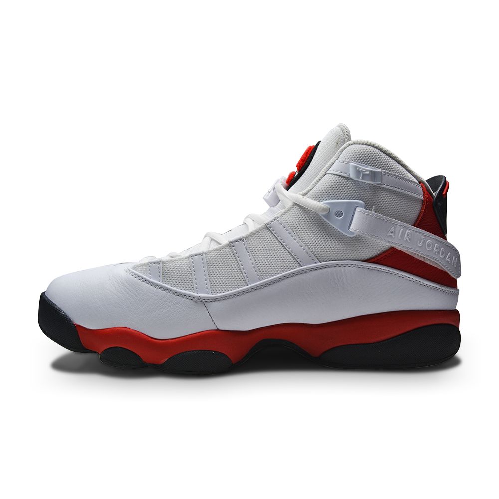 Mens Nike Jordan 6 Rings - 322992 126 - White Red Black