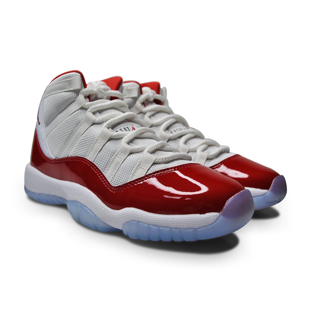 Juniors Nike Jordan 11 Retro Low (GS) - 378038 116 - White Varsity Red Black