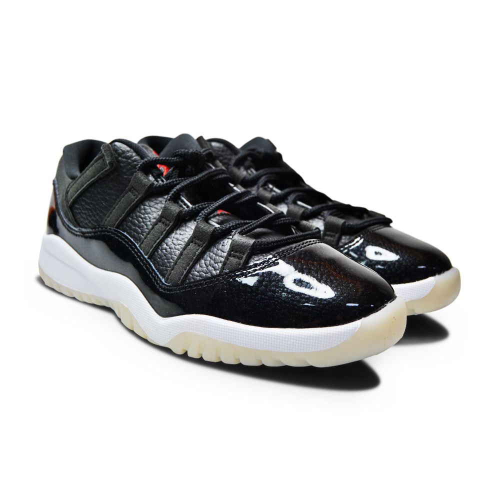 Kids Nike Jordan 11 Retro Low (PS) - 505835 001 - Black Gym Red White Sail