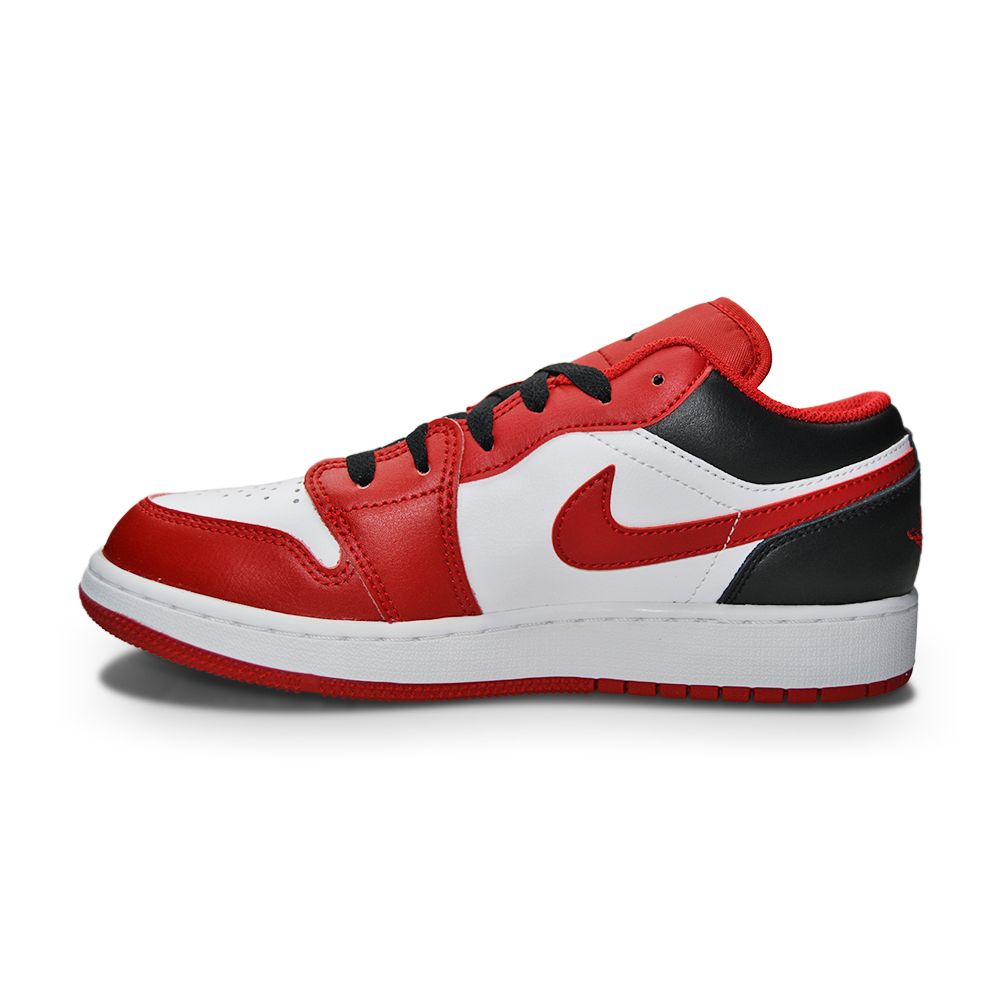 Juniors Nike Air Jordan 1 Low (GS) - 553560 163 - White Gym Red Black