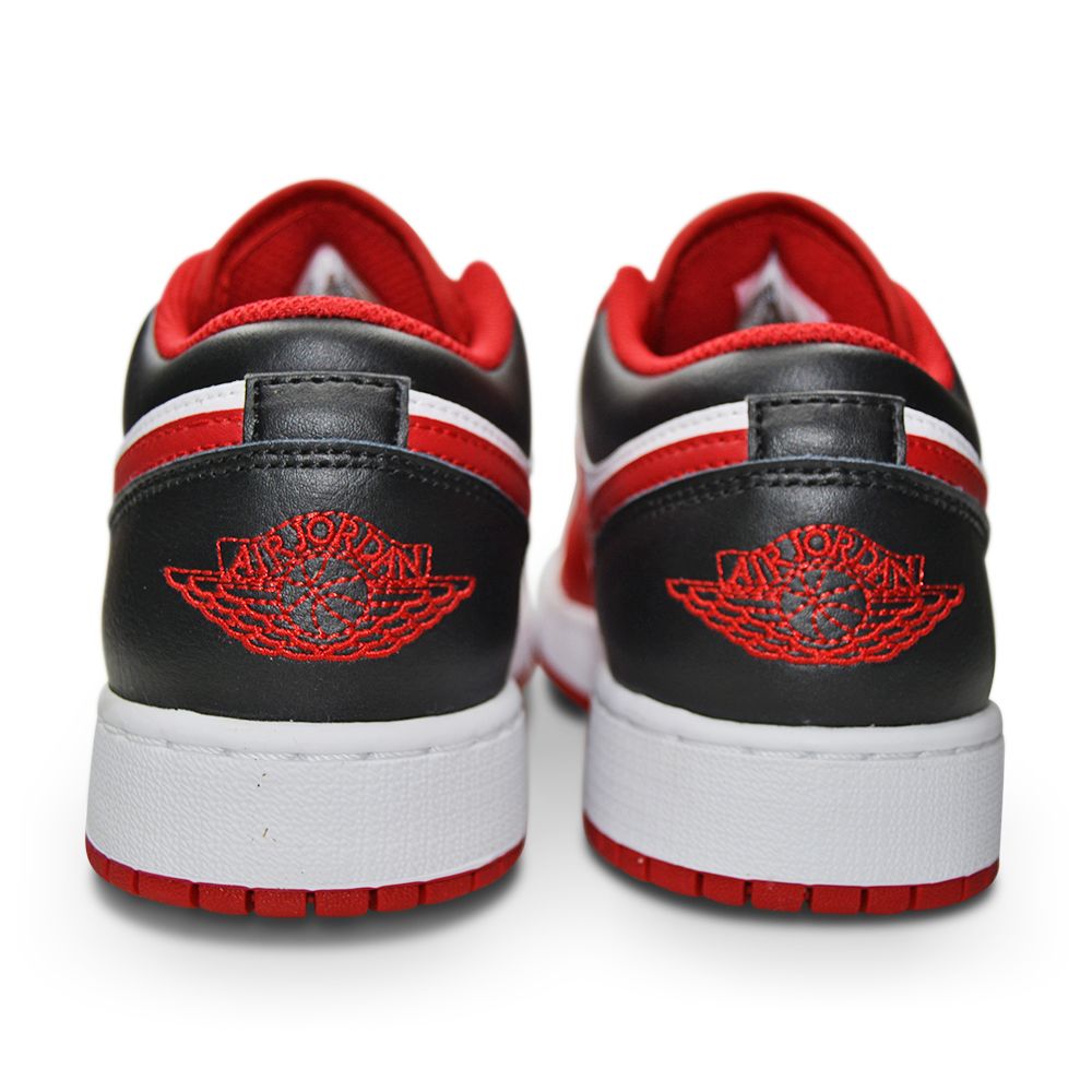 Juniors Nike Air Jordan 1 Low (GS) - 553560 163 - White Gym Red Black