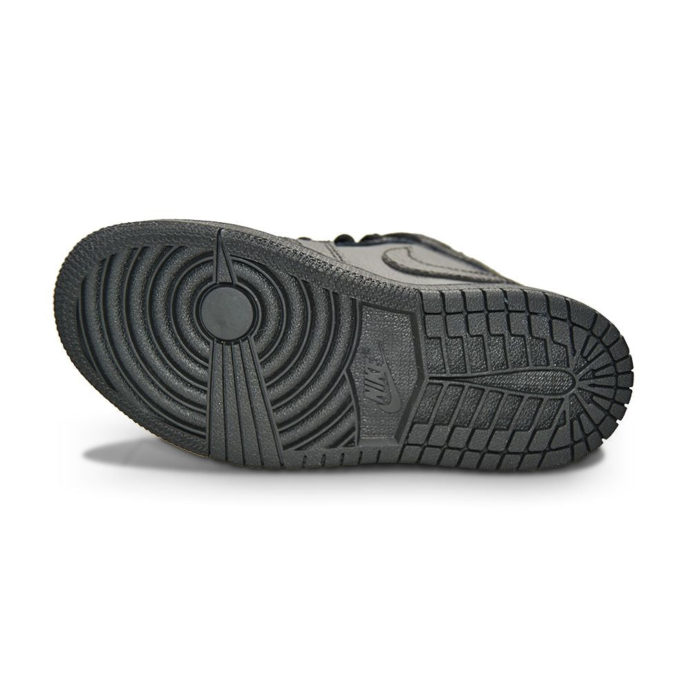 Kids Nike Air Jordan 1 Mid (PS) - 640734 091 - Black Black