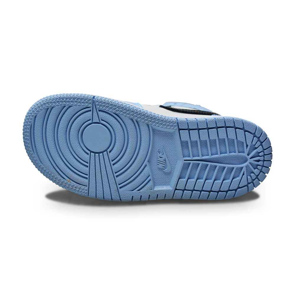 Infants Nike Jordan 1 Mid (TD) - 644507 401 - Ice Blue Black Sail White