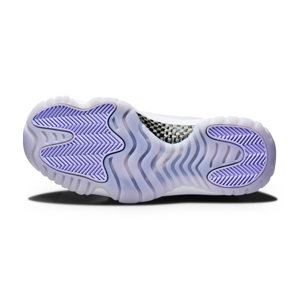 Womens Nike Air Jordan 11 Retro Low - AH7860 101 - White Pure Violet White