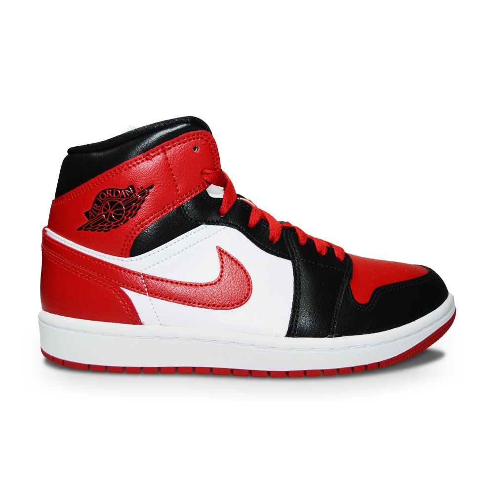 Womens Nike Air Jordan Mid BQ6472 079 Black Gym Red White