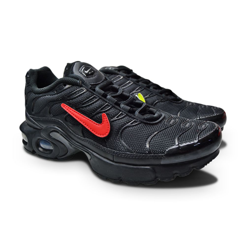 Juniors Nike Tuned 1 Air Max Plus BG - CQ7514001 - Black University Red Volt