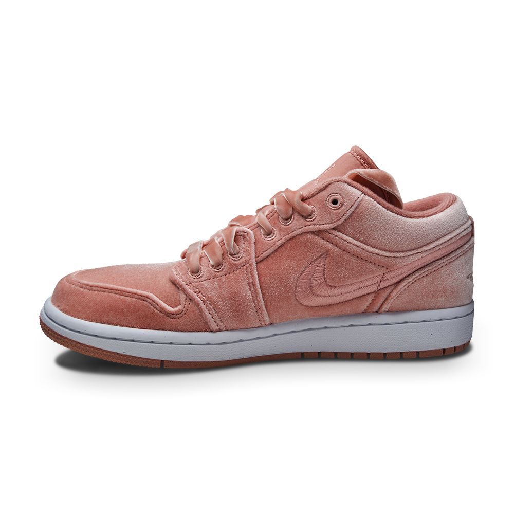 Womens Nike Air Jordan 1 Low SE - DQ8396 600 - Rust Pink White