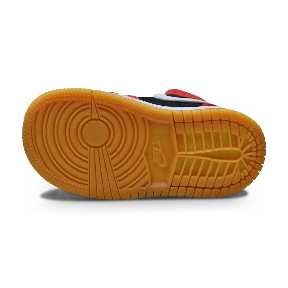 Infants Nike Jordan 1 Mid SE (TD) - DQ8420 006 - Black Fire Red White Malachite