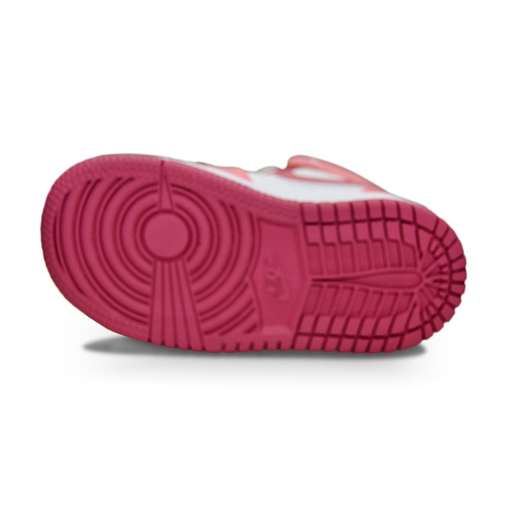 Infants Nike Jordan 1 Mid (TD) - DQ8425 616 - Coral Chalk Desert Berry White
