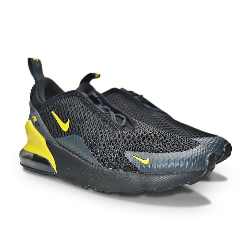Kids Nike Air Max 270 (PS) - DX9278 001 - 'Black Yellow Strike'