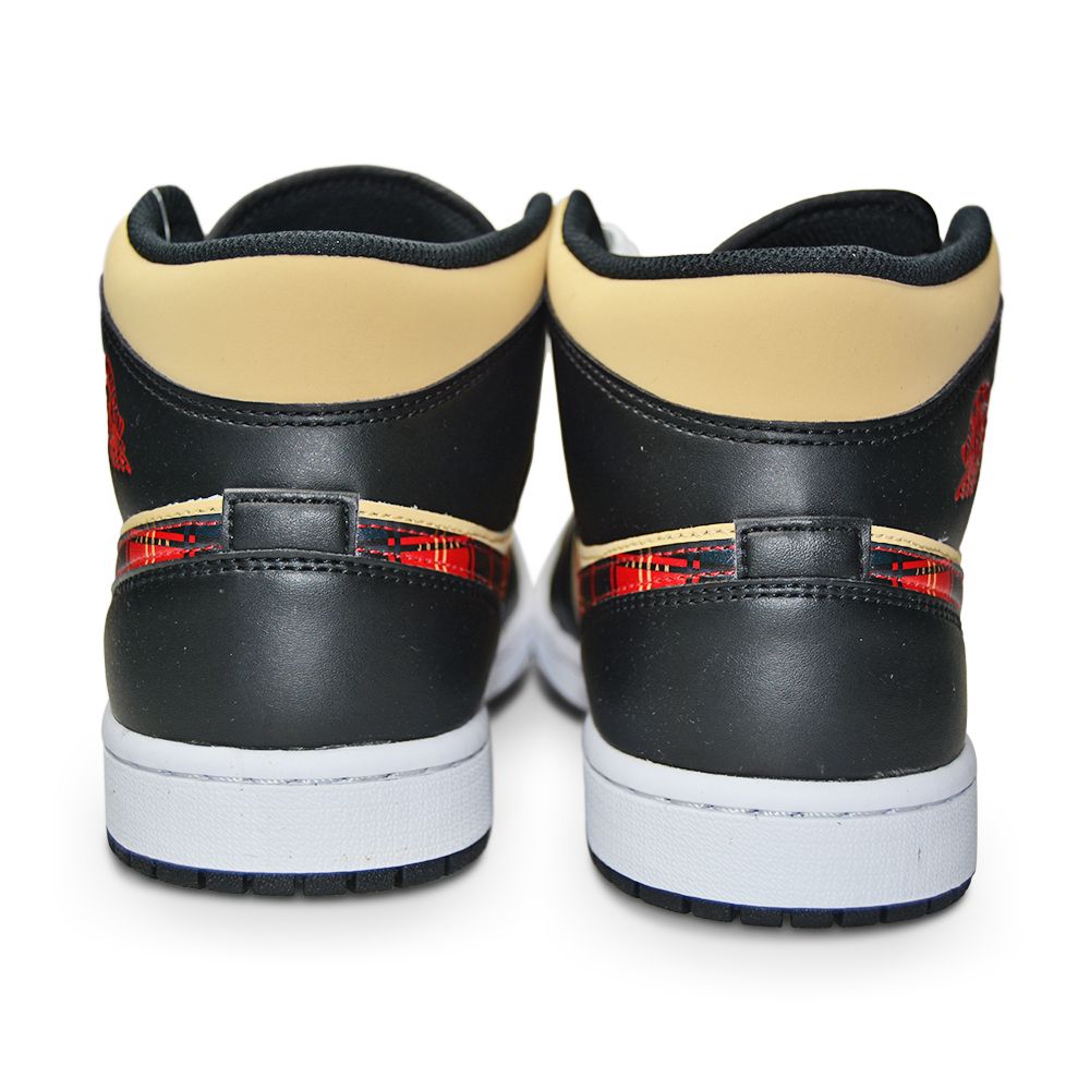 Mens Nike Air Jordan 1 Mid SE - DZ5329 001  - Black Multicolor Sesame