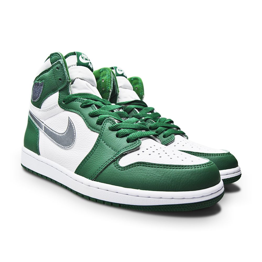 Mens Nike Air Jordan 1 Retro High OG - DZ5485 303  - Gorge Green Metallic Silvr