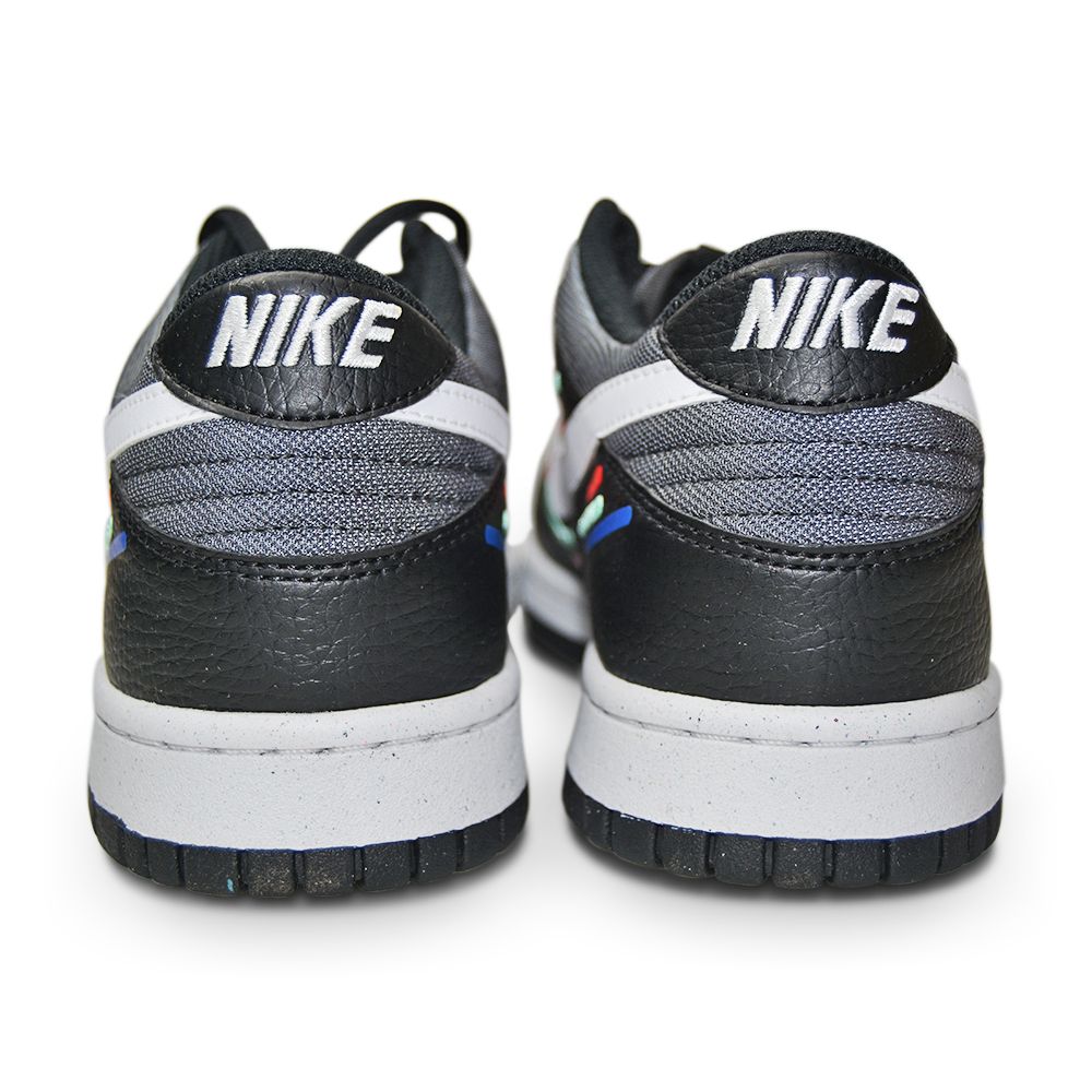 Juniors Nike Dunk Low NN (GS)   - FB0822 001-  Black White Green Glow