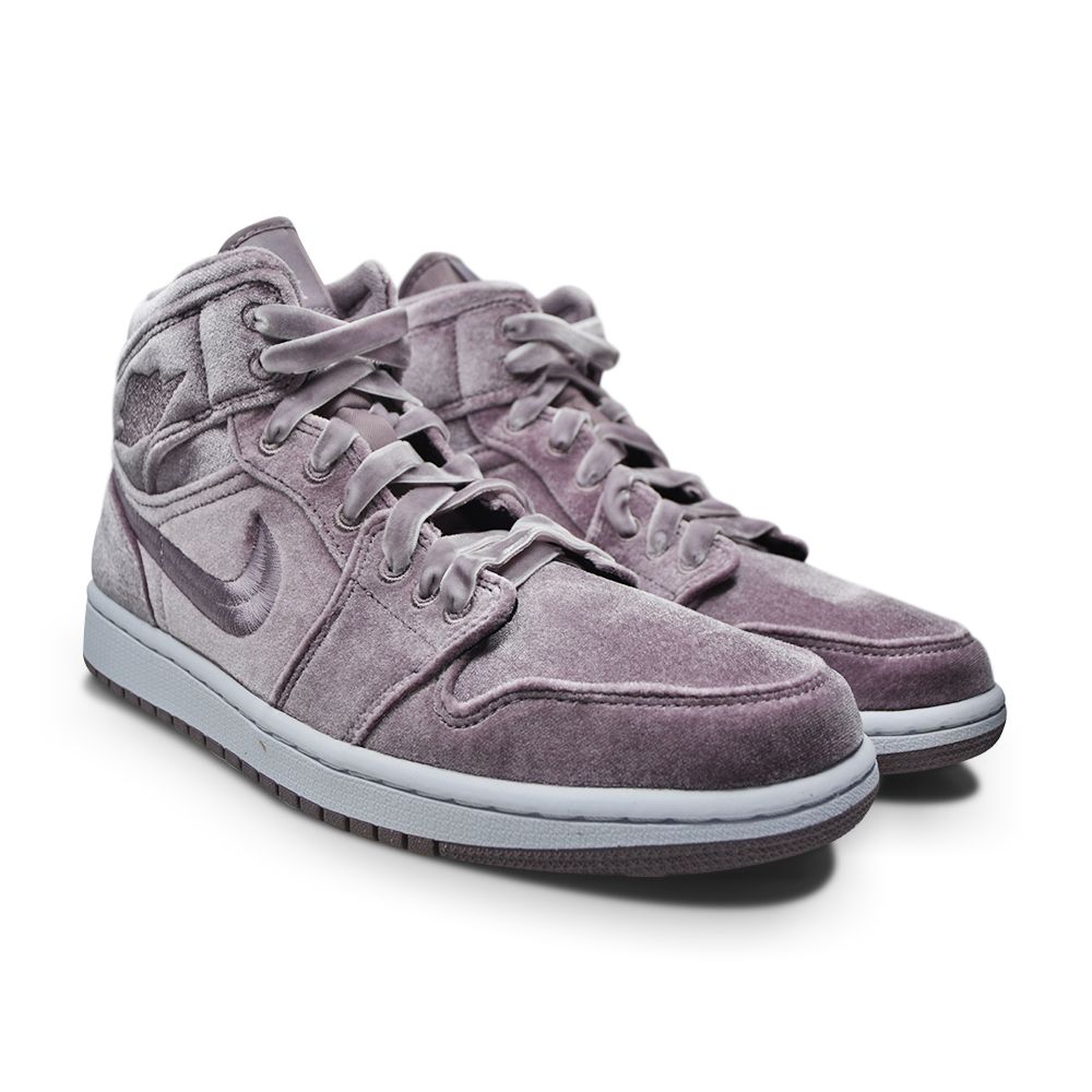 Womens Nike Air Jordan 1 Mid SE "Purple Velvet" - DQ8397 500 - Purple Smoke