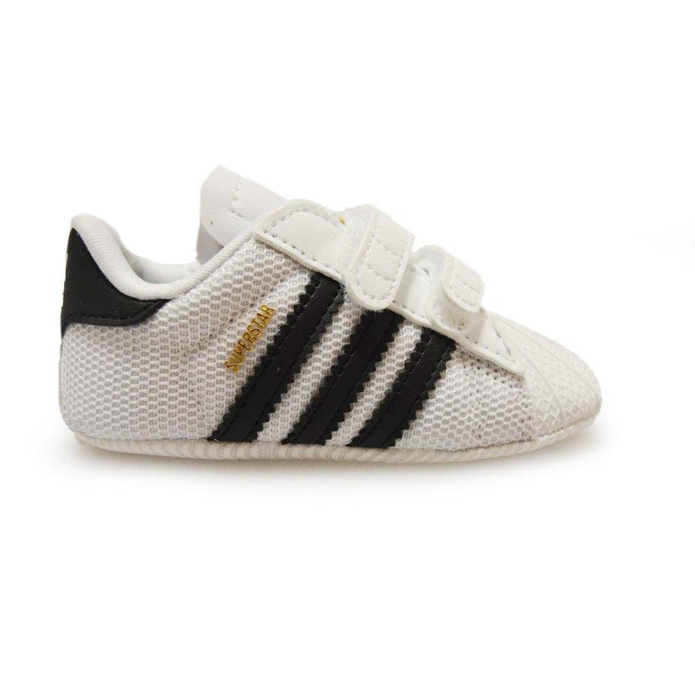 Babys Adidas Superstar Crib S79916 White Black Trainers Foot World