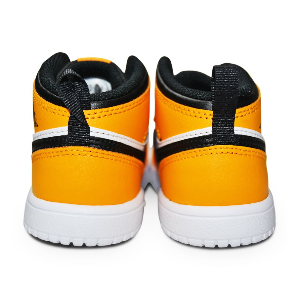 Infants Nike Jordan 1 Mid ALT (TD) - AR6352 701 - Taxi Black White-Infants-Nike-Nike Jordan 1 Mid ALT-sneakers Foot World