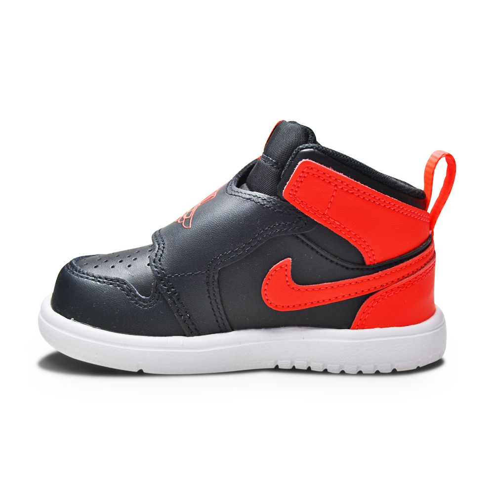Infants Nike Sky Jordan 1 (TD) - BQ7196 060 - Black Infrared 23 White-Infants-Nike-Sky Jordan 1 (TD)-sneakers Foot World