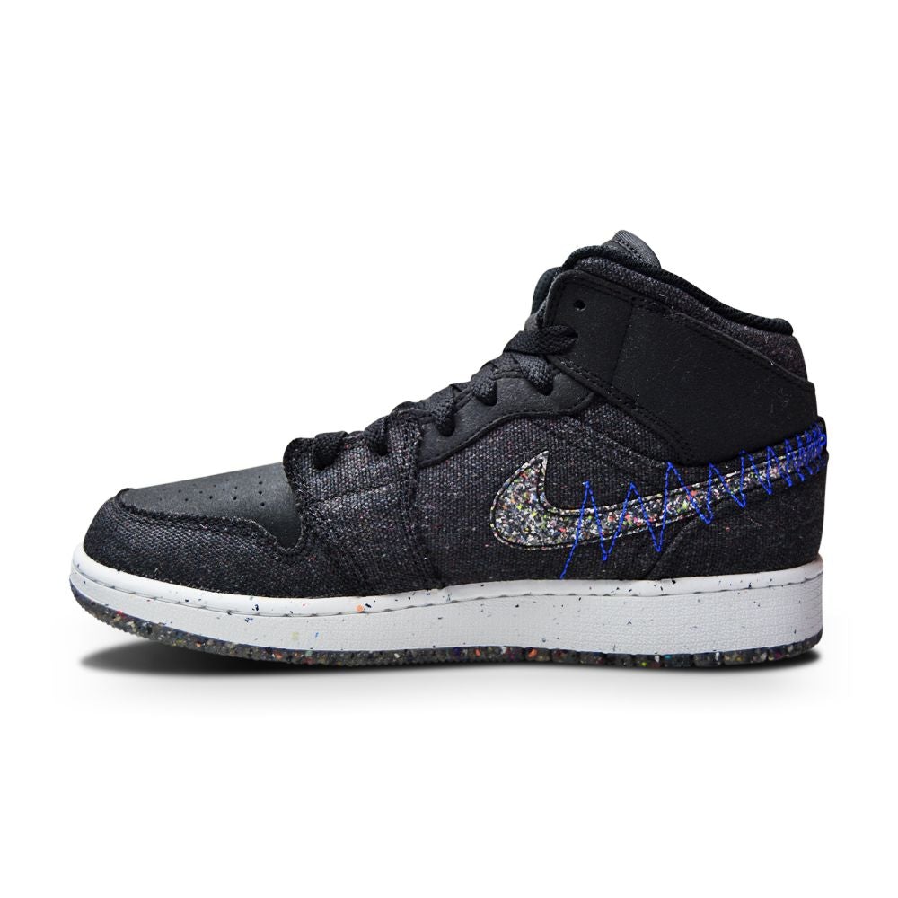Juniors Nike Air Jordan Mid SE DM4334 001 Black Multicolor Racer