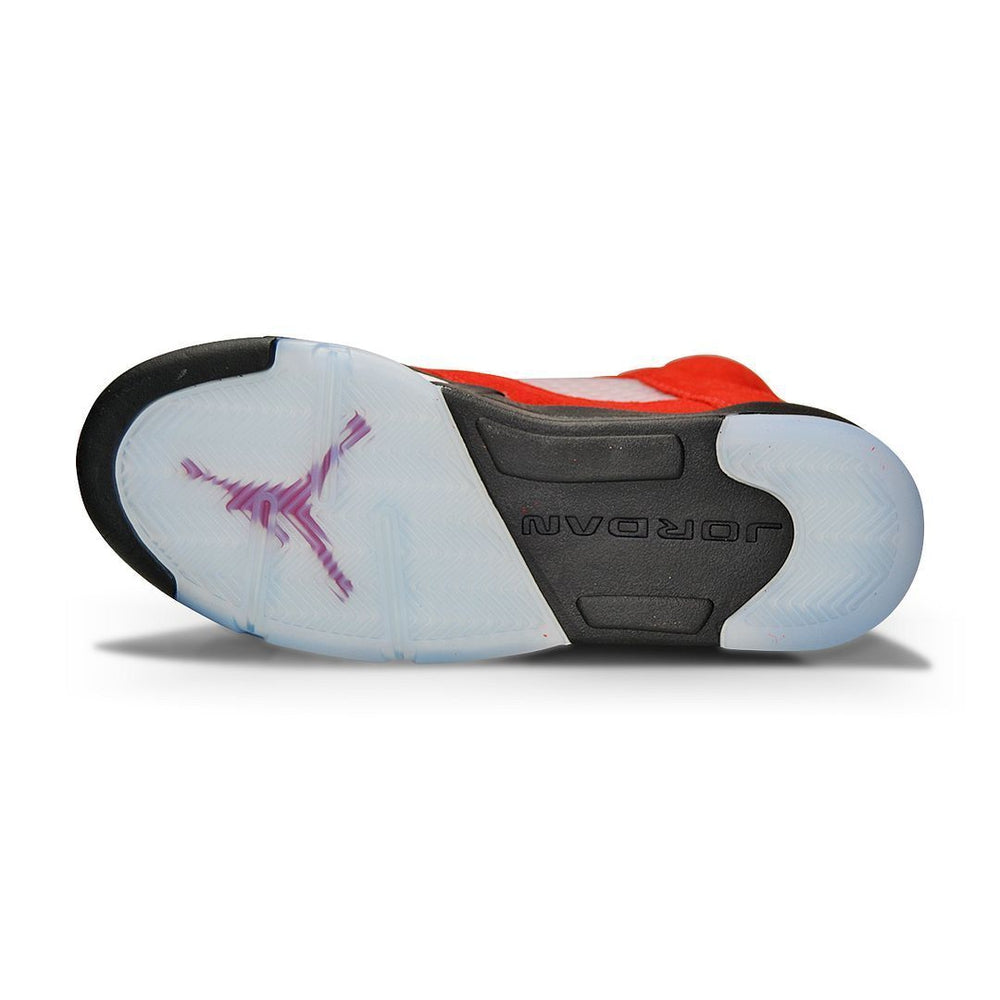 Juniors Nike Air Jordan 5 Retro (GS) "Raging Bull" - 440888 600 - Varsity Red Black White-Footwear Kids, Jordan, Jordan *Rare*, Jordan Brands, Junior Footwear, Juniors (3-6), Kids, New Arrivals, Nike Junior Footwear-Foot World UK