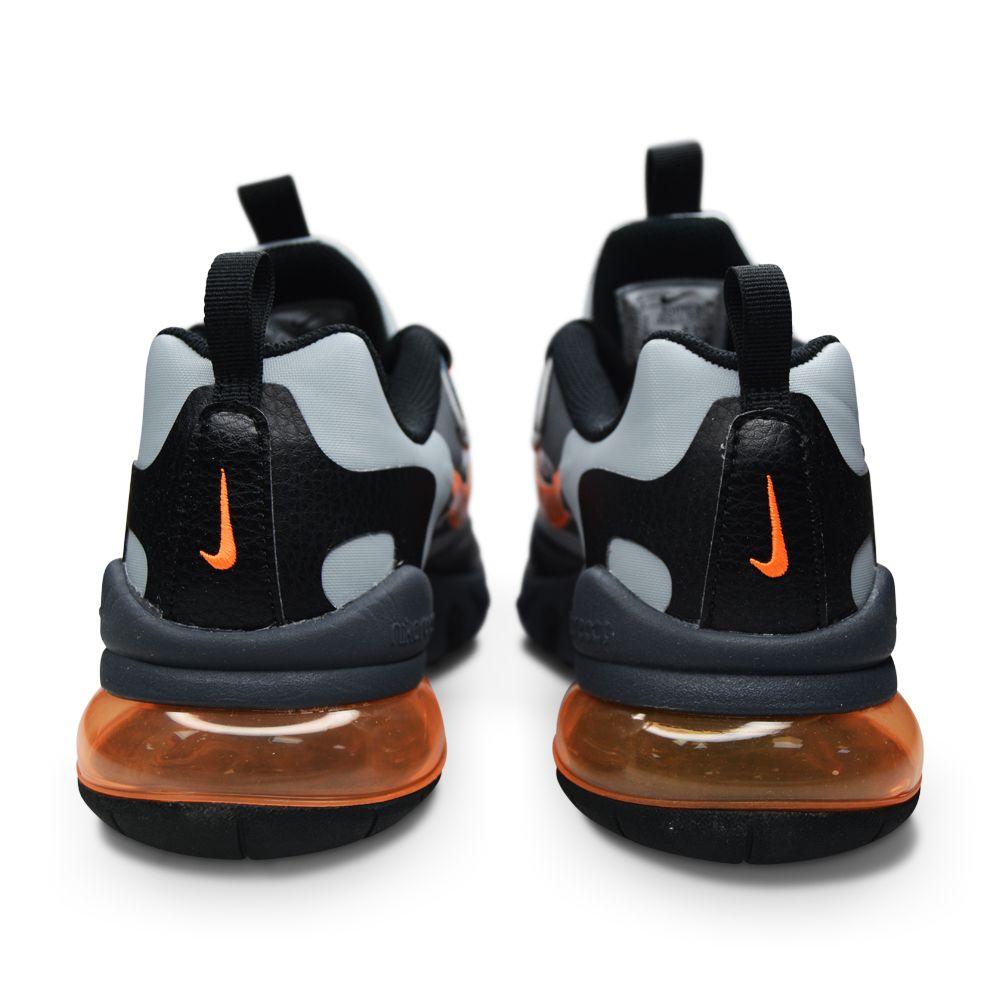 Juniors Nike Air Max 270 React Winter (GS) - BQ4760 001 - Black Total Orange Wolf Grey-Junior Footwear, Juniors (3-6), Kids, Nike Brands, Nike Junior Footwear-Foot World UK