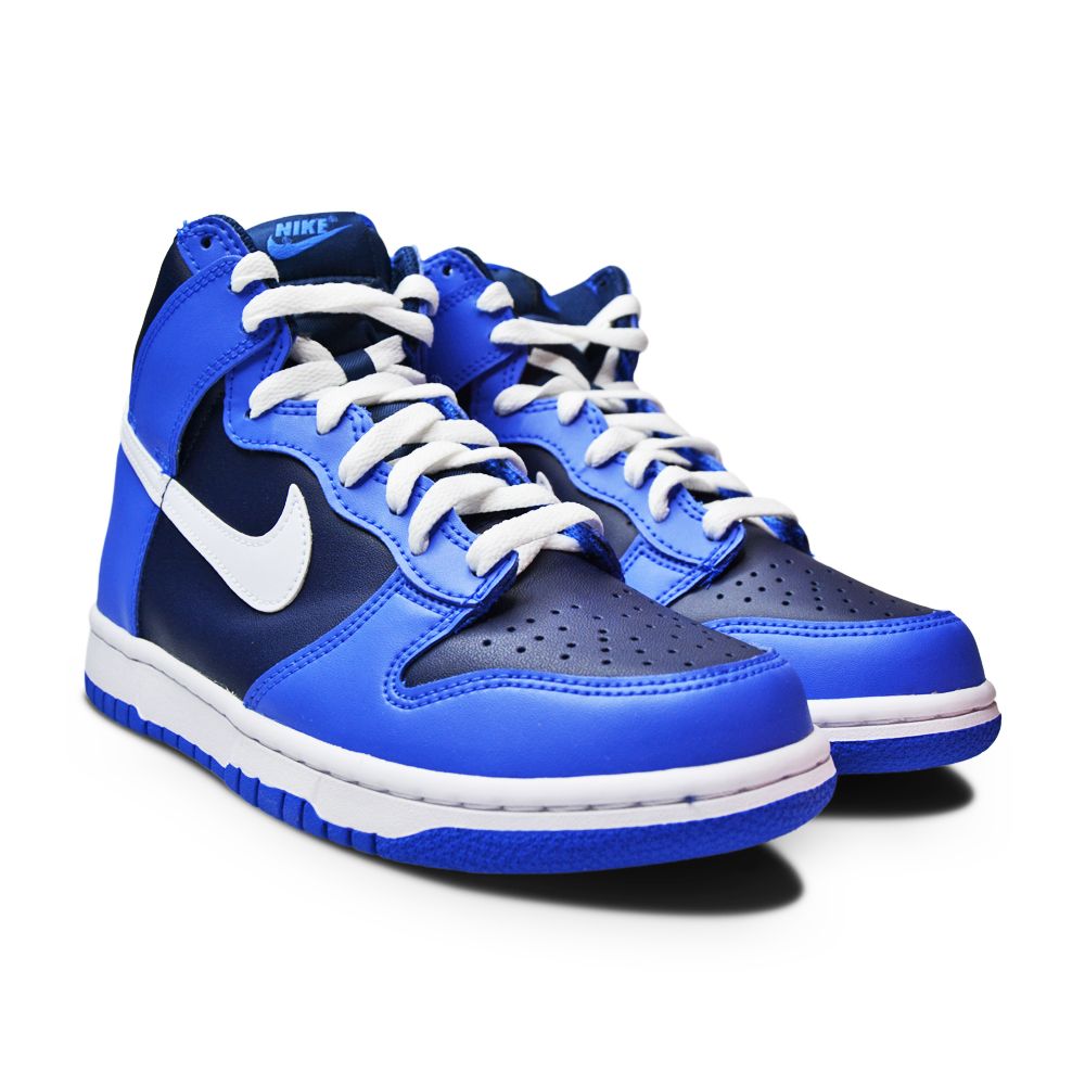 Juniors Nike Dunk High (GS) - DB2179 400 - Medium Blue White-Juniors-Nike-Nike Dunk High-sneakers Foot World
