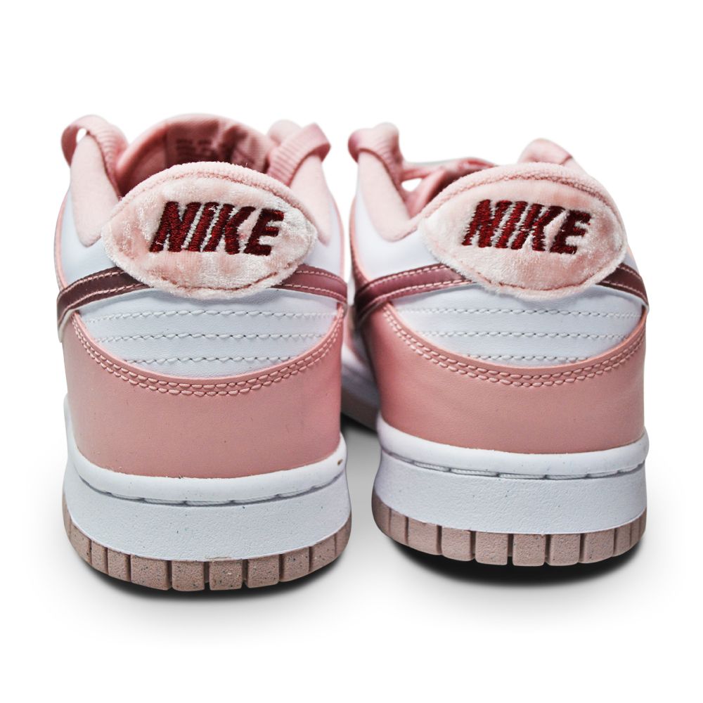 Juniors Nike Dunk Low (GS) DO6485 600 Pink Glaze White – Foot