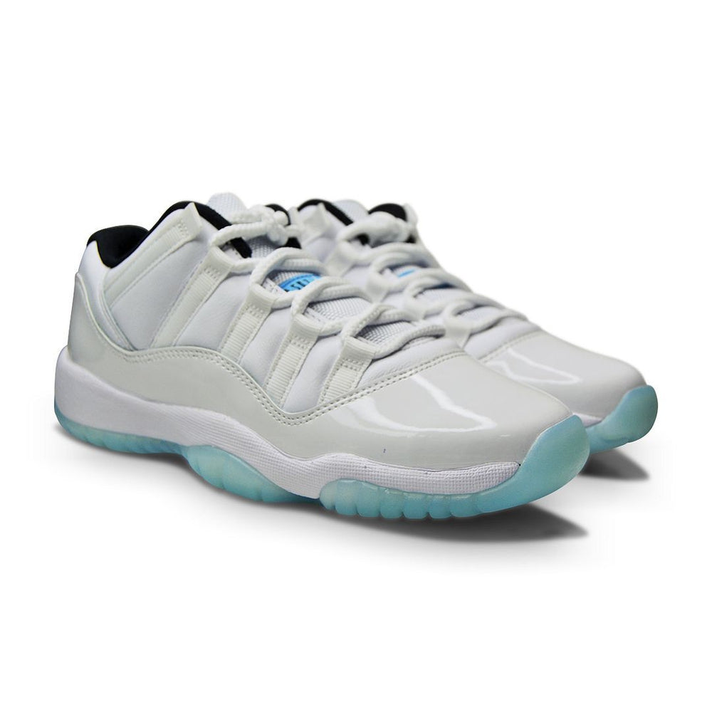 Juniors Nike Jordan 11 Retro Low (GS) - 528896 117 - White Legend Blue White Black-Jordan, Jordan *Rare*, Jordan 11, Jordan Brands, Junior Footwear, Juniors (3-6), New Arrivals-Foot World UK