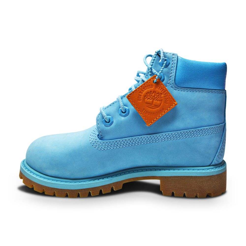 Juniors Timberland Premium 6 Inch Boot For Youths - 0A1R4G - Norse Blue-Kids-Timberland-191930552810-sneakers Foot World
