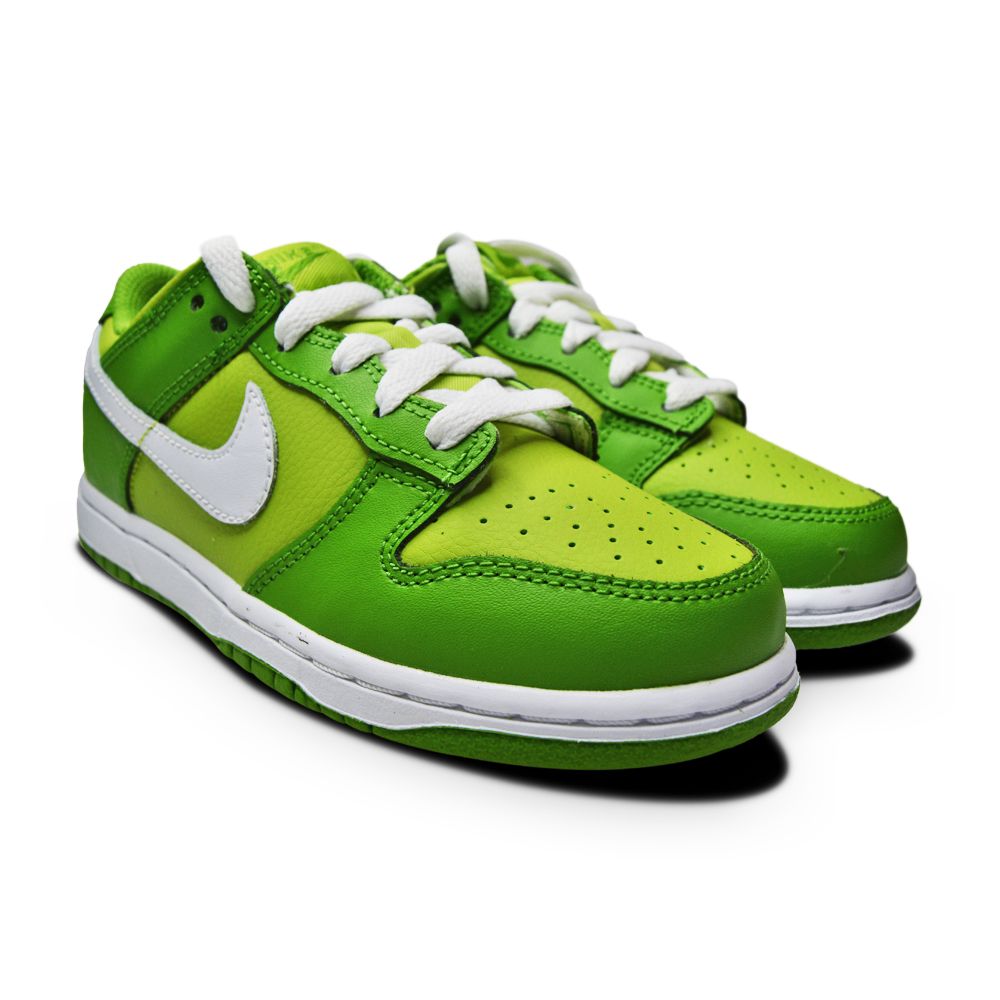 Kids Nike Dunk Low PS DH9756 301 Chlorophyll White Vivid Green