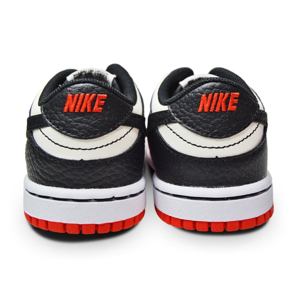 Kids Nike Dunk Low TDE DC9562 100 Sail Black Chile Red – Foot