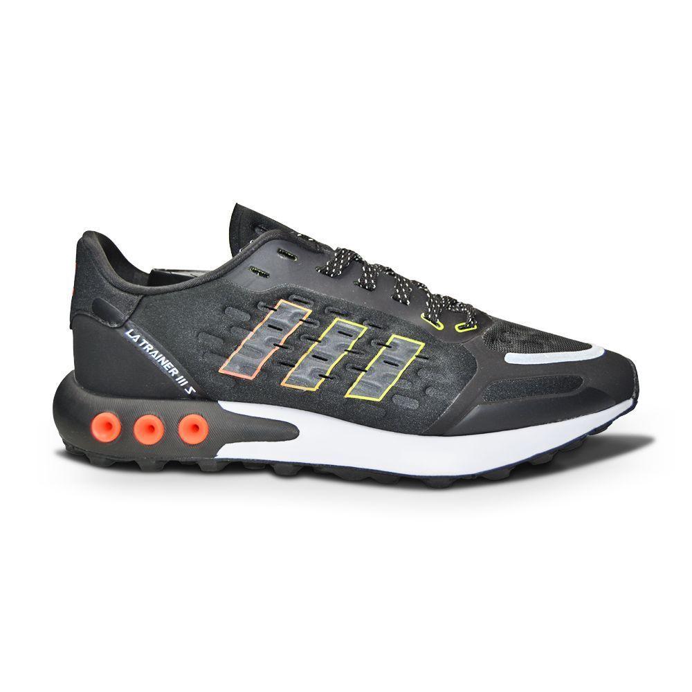 Mens Adidas LA Trainer III - FY3842 - Black Yellow Red-Adidas, Adidas Brands, Casual Trainers, Footwear, LA Trainer, Running-Foot World UK
