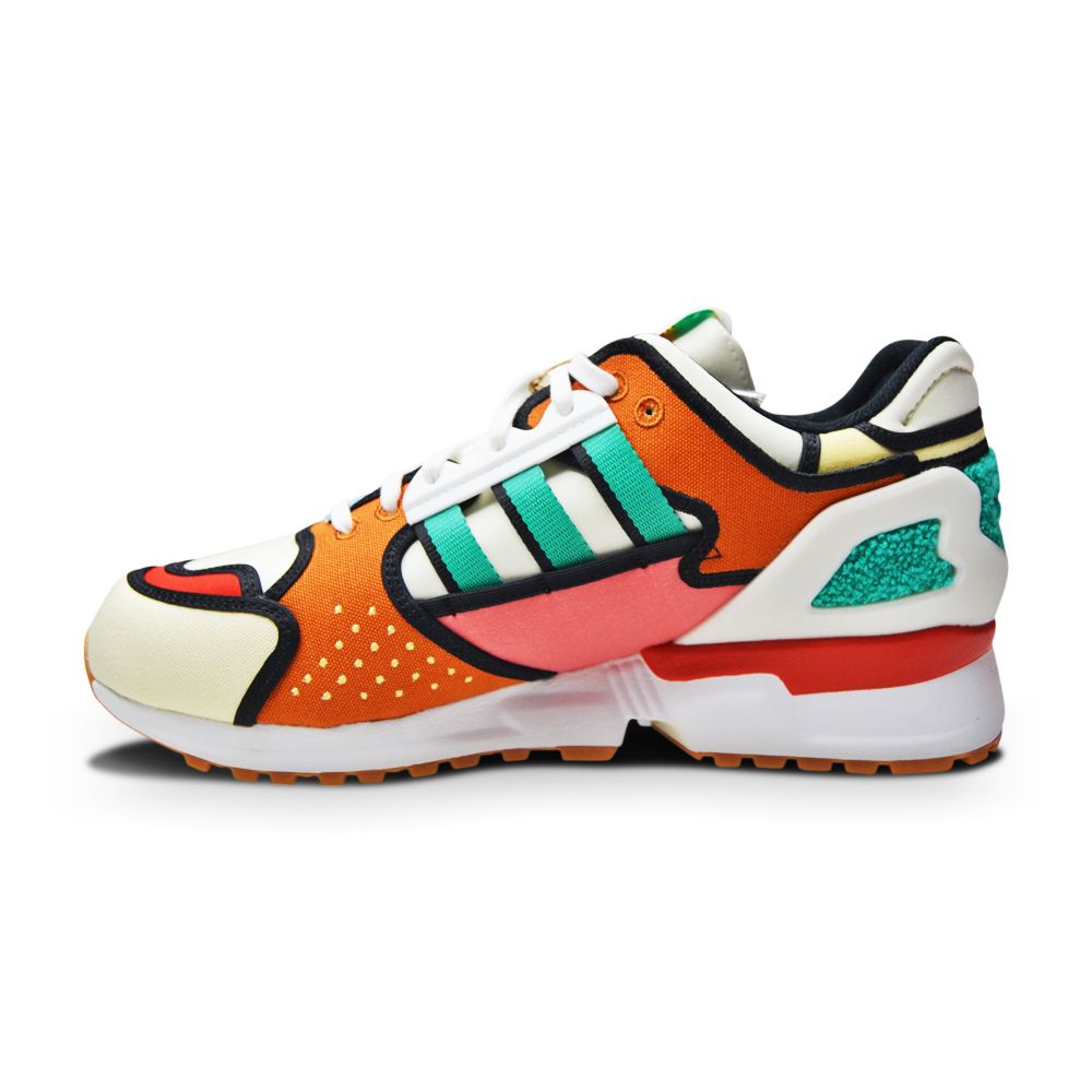 Mens Adidas ZX 10000 Krusty Burger - H05783 - Cwhite Supcol