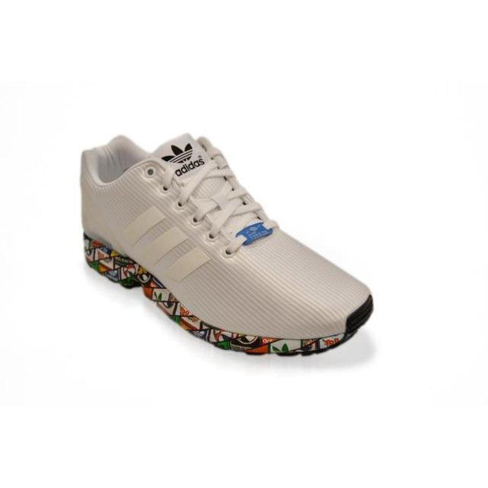 Mens Adidas ZX Flux *RARE* - AF6390 - White Multi Trainers Foot World Mens Adidas ZX Flux *RARE* - AF6390 - White Multi Trainers Foot World