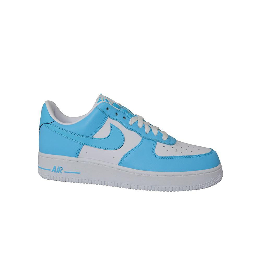 Mens Nike Air Force 1 Lo - AQ4134400 - Blue Gale White-Air Force 1, Casual Trainers-Foot World UK
