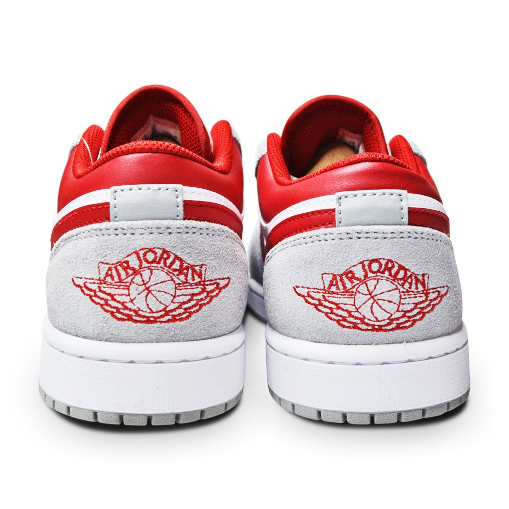 Mens Nike Air Jordan 1 Low SE - DC6991 016 "Light Smoke Grey Gym Red White"-Mens-Nike-Jordan 1 Low SE-sneakers Foot World