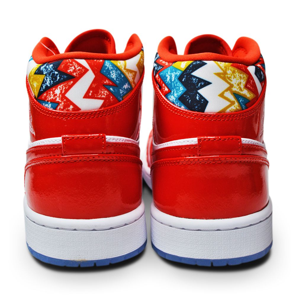 Mens Nike Air Jordan Mid SE DC7294 600 Chile Red White Pollen