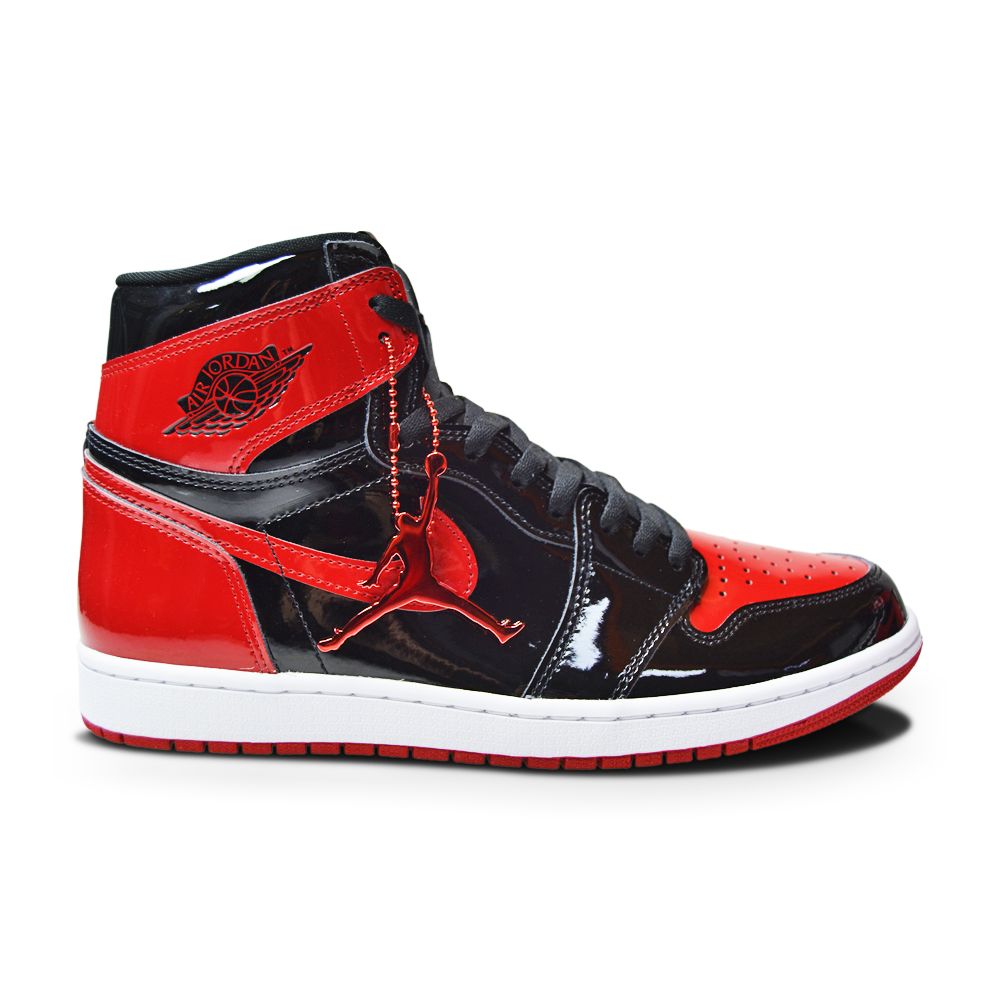 Air Jordan Bred Red 1s High Mens Nike Air Jordan Retro High OG