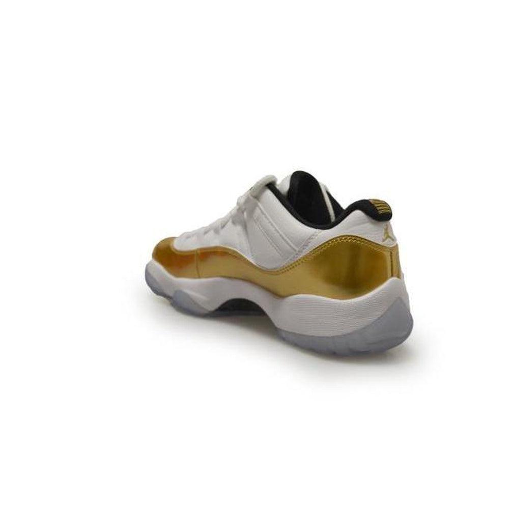 Mens Nike Air Jordan 11 Retro Low *RARE*| White Gold Trainers