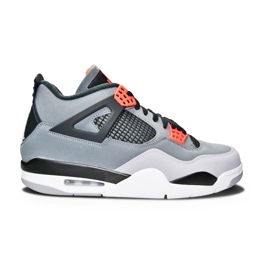 Mens Nike Air Jordan 4 Retro - DH6927 061 - Dark Grey Infrared 23 Black-Mens-Nike-Nike Air Jordan 4 Retro-sneakers Foot World
