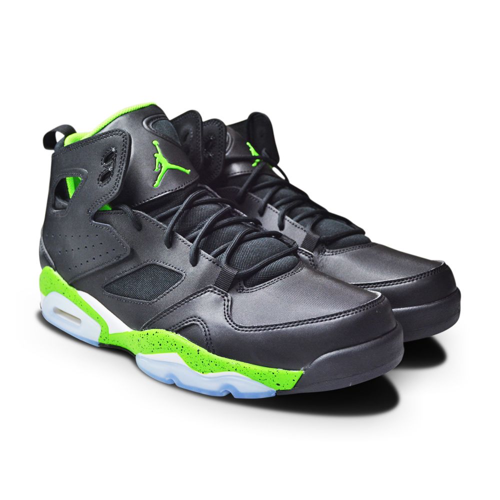 new black and lime green jordans