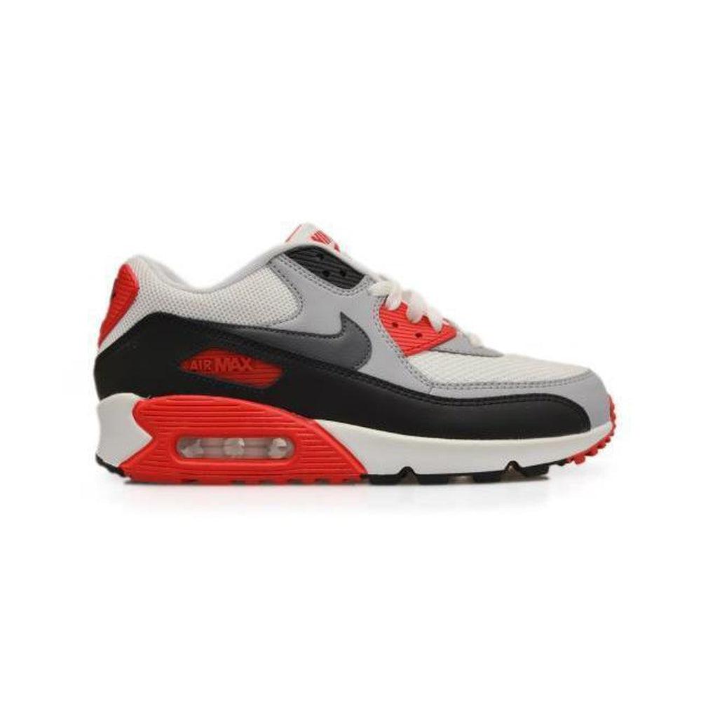 Mens Nike Air Max 90 Essential 537384 160 White Grey Red