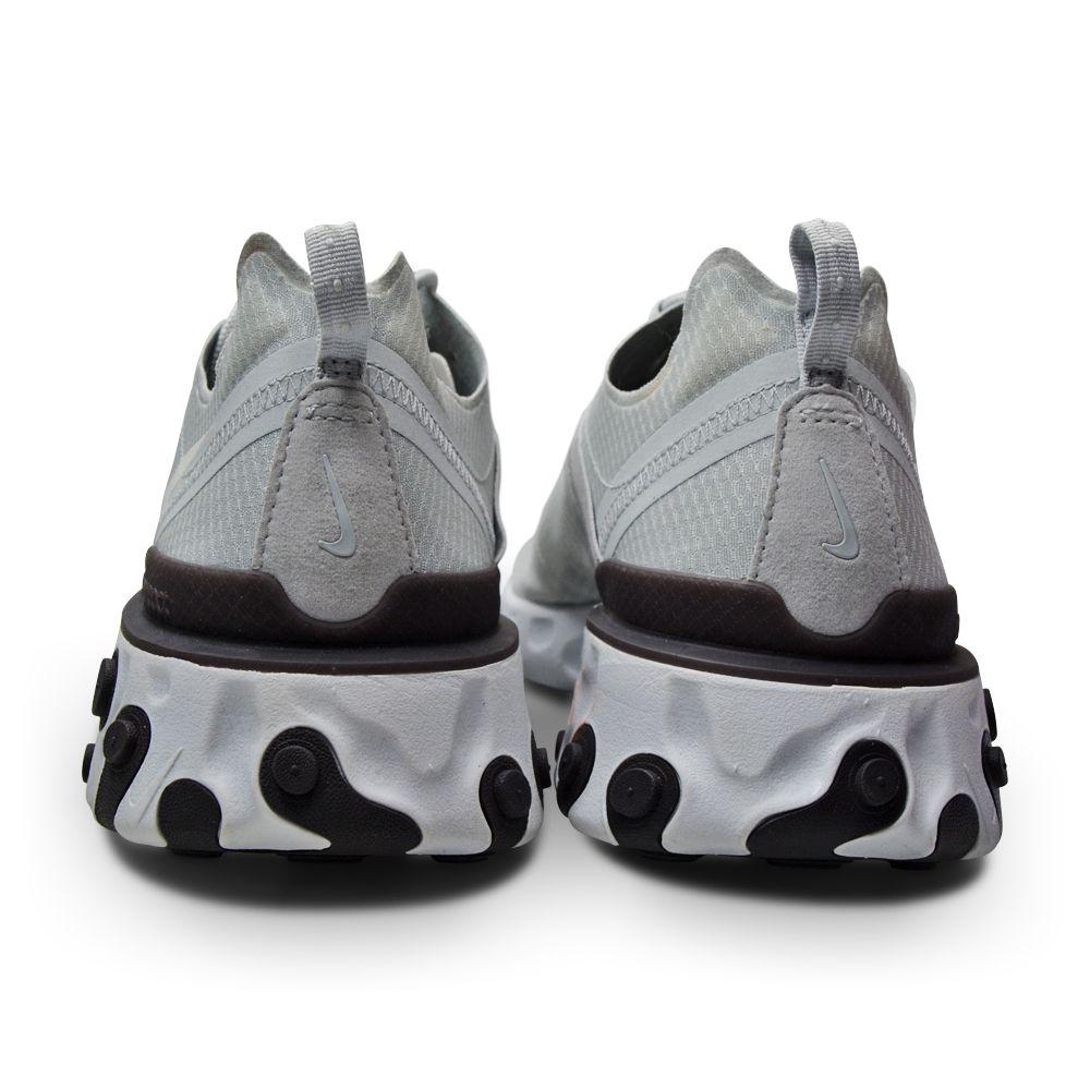 Mens Nike React Element 55 - BQ6166 011 - Pure Platinum Summit White-Casual Trainers, Footwear, Men, Nike, Nike Brands, Running-Foot World UK