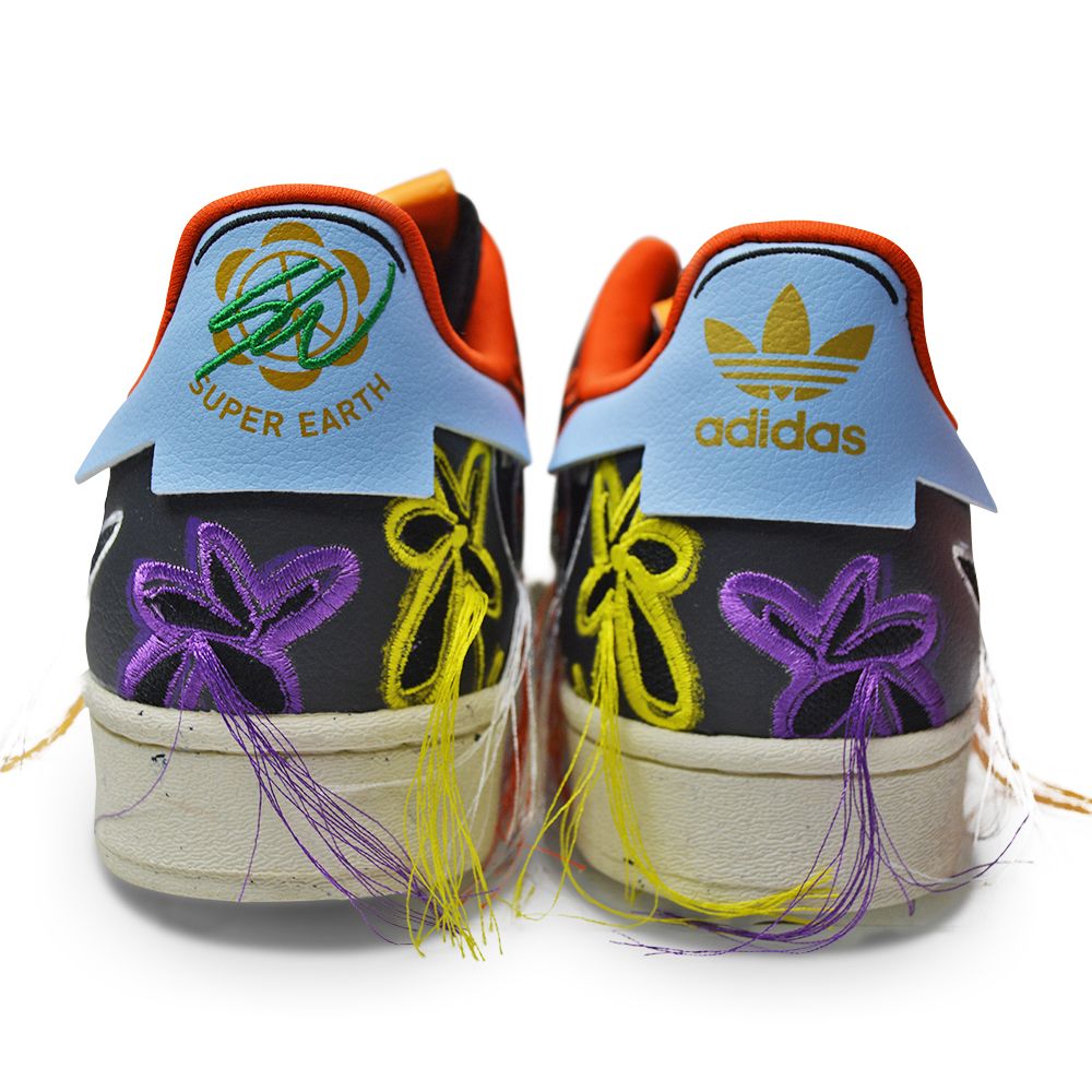 Mens Adidas Superstar AEC SuperEarth SW GX3823 Cblack Byellow