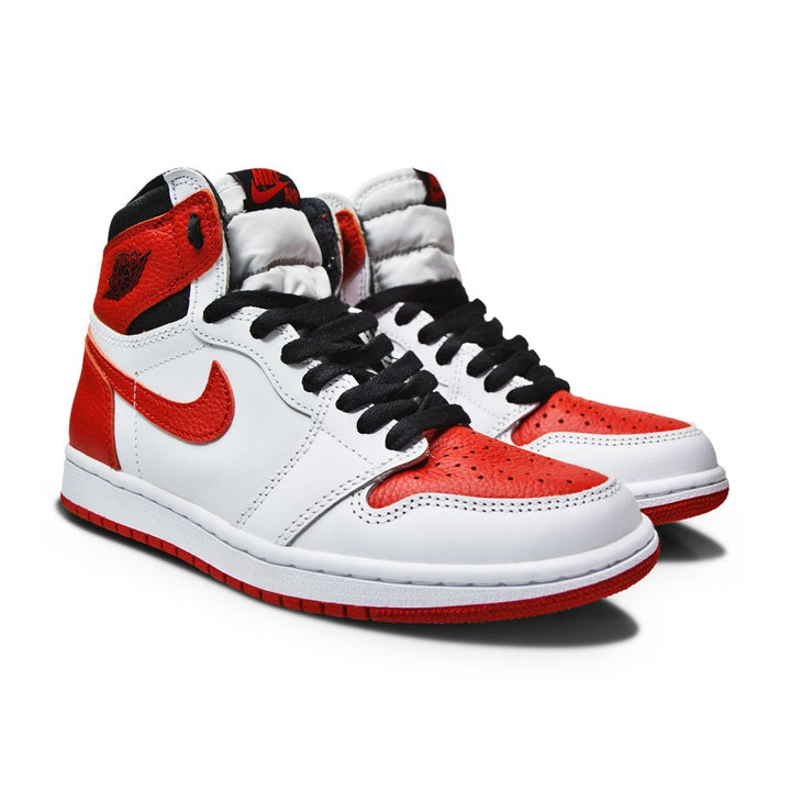 Nike Air Jordan 1 Retro High OG 'Heritage' 555088 161 White University Red Black-Mens-Nike-Air jordan retro high og Heritage-sneakers Foot World