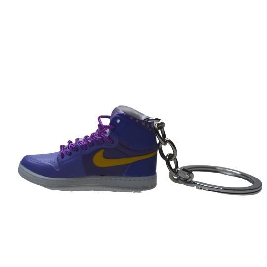 Novelty Sneaker Keyring Stocking Filler 3D Jordan 1 "Purple" Retro High OG-Unisex-Other-sneakers Foot World