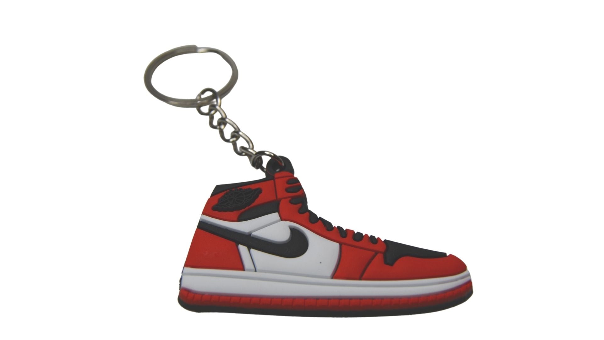 Novelty Sneaker Keyring Stocking Filler J1CRT Jordan 1 Chicago Red Toe-Unisex-OTHER-Foot World